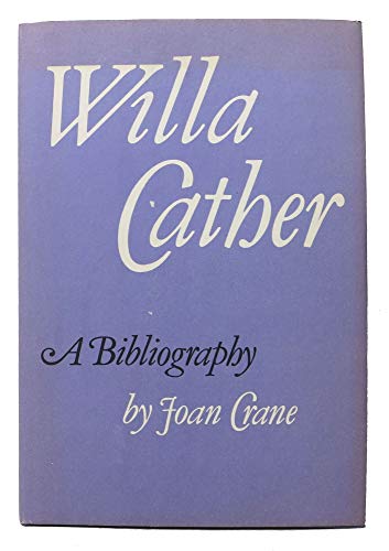 

Willa Cather : A Bibliography