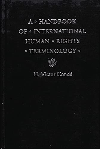 Stock image for A Handbook of International Human Rights Terminology for sale by Better World Books: West