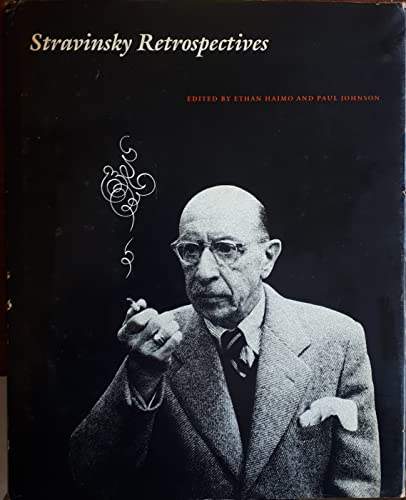 Beispielbild fr Stravinsky Retrospectives zum Verkauf von Better World Books