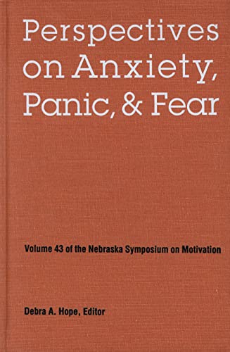 Imagen de archivo de Perspectives on Anxiety, Panic, and Fear No. 43 a la venta por Better World Books
