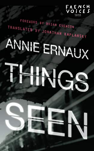 9780803228153: Things Seen (French Voices)