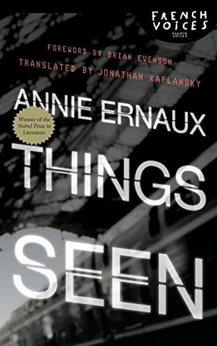 9780803228153: Things Seen (French Voices)