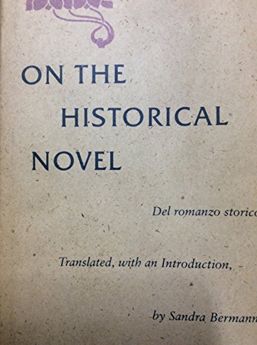 Beispielbild fr On the Historical Novel zum Verkauf von HPB-Red