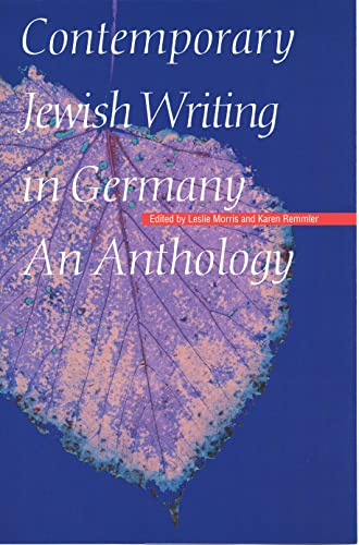 Stock image for Contemporary Jewish Writing in Germany: An Anthology (Jewish Writing in the Contemporary World) for sale by Open Books