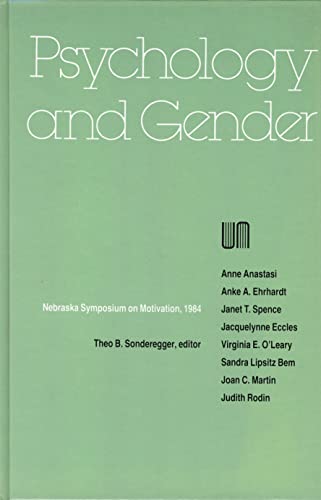 Stock image for Psychology and Gender (Volume 32) for sale by Anybook.com