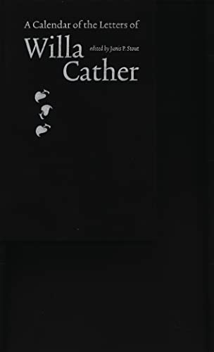 

A Calendar of the Letters of Willa Cather