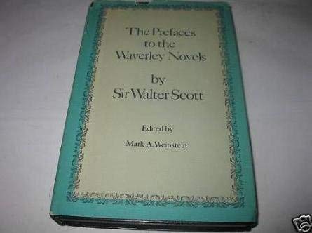 Beispielbild fr The Prefaces to the Waverley Novels zum Verkauf von Better World Books