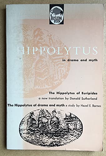 Beispielbild fr Hippolytus In Drama And Myth zum Verkauf von The Book Cat