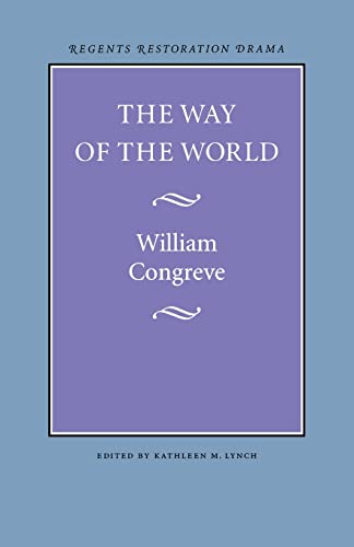 Beispielbild fr The Way of the World (Regents Restoration Drama) zum Verkauf von Wonder Book