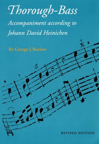 Beispielbild fr Thorough-Bass Accompaniment According to Johann David Heinichen zum Verkauf von GoldBooks