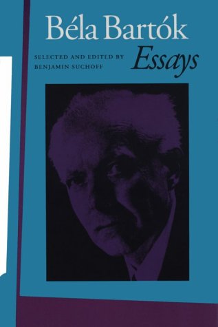 Stock image for Bela Bartok Essays for sale by Magers and Quinn Booksellers