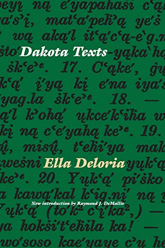 9780803266605: Dakota Texts