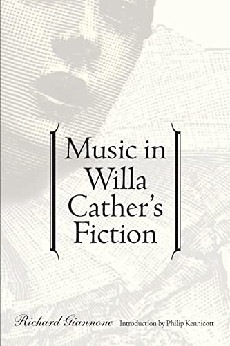 Beispielbild fr Music in Willa Cather's Fiction zum Verkauf von Better World Books