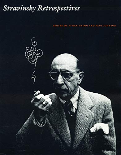 Stock image for Stravinsky Retrospectives: for sale by Andover Books and Antiquities