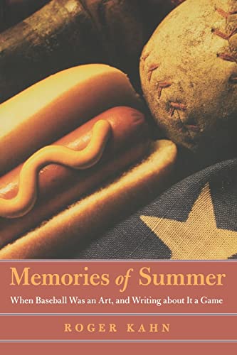 Stock image for Memories of Summer : When Baseball Was an Art, and Writing about It a Game for sale by Better World Books: West