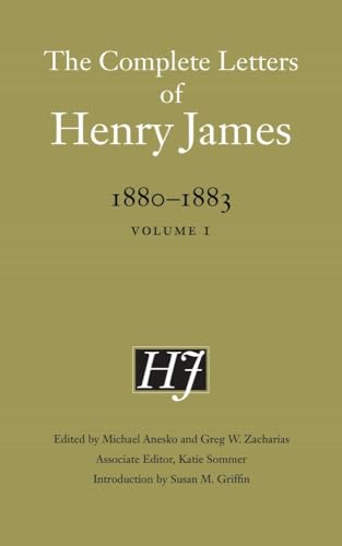 Beispielbild fr The Complete Letters of Henry James, 1880-1883 zum Verkauf von Blackwell's