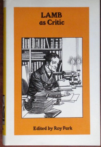 Beispielbild fr Lamb as Critic zum Verkauf von BookHolders