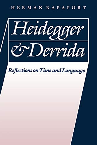 9780803289277: Heidegger and Derrida: Reflections on Time and Language