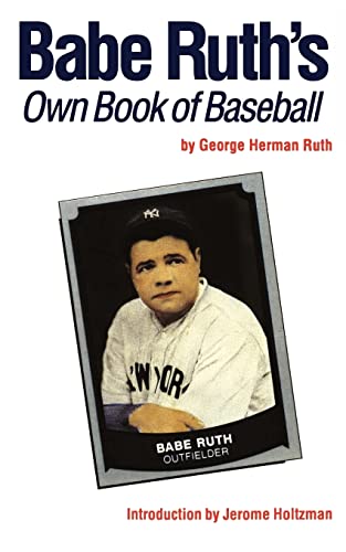 Stock image for Babe Ruth's Own Book of Baseball for sale by Wonder Book
