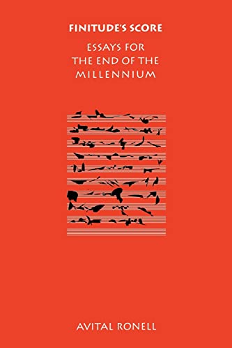 Beispielbild fr Finitude's Score: Essays for the End of the Millennium (Texts and Contexts) zum Verkauf von HPB Inc.