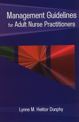 Stock image for Management Guidelines for Adults NP's for sale by Better World Books