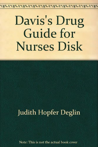 Beispielbild fr Davis's Drug Guide for Nurses Disk zum Verkauf von Buyback Express