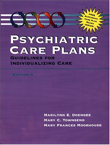 Beispielbild fr Psychiatric Care Plans: Guidelines for Individualizing Care (Book with Diskette for Windows) zum Verkauf von Wonder Book