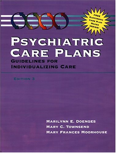 9780803603226: Psychiatric Care Plans: Guidelines for Individualizing Care (Book with Diskette for Windows)