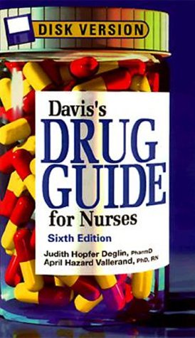 Imagen de archivo de Davis's Drug Guide for Nurses a la venta por Wonder Book