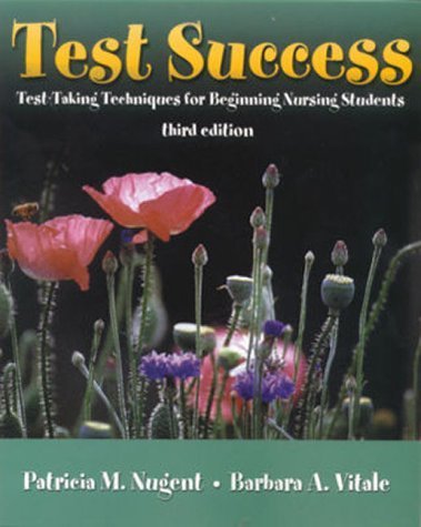 Imagen de archivo de Test Success: Test-Taking Techniques for Beginning Nursing Students a la venta por Books of the Smoky Mountains