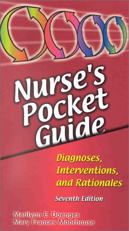 Imagen de archivo de Nurse's Pocket Guide: Diagnoses, Interventions, and Rationales a la venta por HPB-Diamond