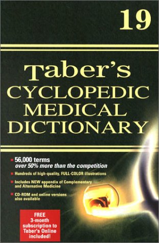 9780803606555: Taber's Cyclopedic Medical Dictionary
