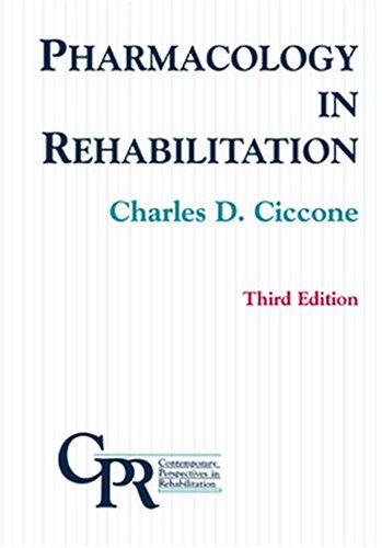 Imagen de archivo de Pharmacology in Rehabilitation a la venta por Better World Books