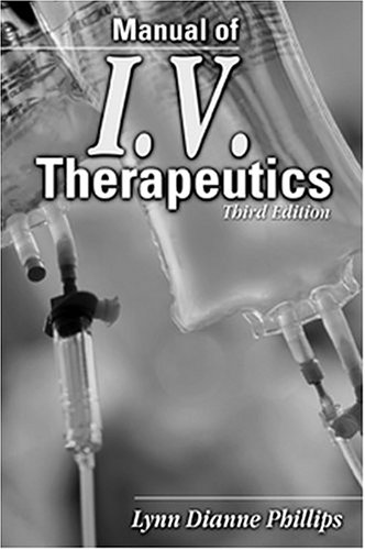 Beispielbild fr Manual of I.V. Therapeutics zum Verkauf von HPB-Red