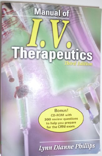 9780803608085: Manual of I.V. Therapeutics