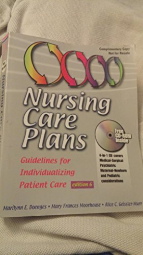 Imagen de archivo de Nursing Care Plans: Guidelines for Individualizing Patient Care, Edition 6 a la venta por HPB-Red