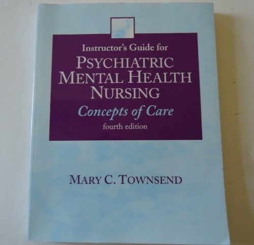 Beispielbild fr Instructors Guide for Psychiatric Mental Health Nursing: Concept zum Verkauf von Hawking Books