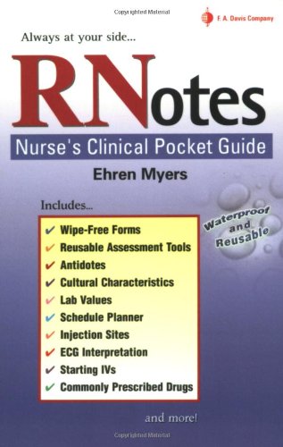 Stock image for Rnotes: Nurse's Clinical Pocket Guide for sale by Gulf Coast Books