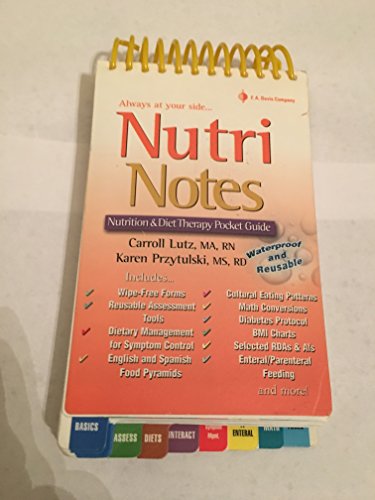 Beispielbild fr NutriNotes: Nutrition and Diet Therapy Pocket Guide zum Verkauf von Once Upon A Time Books