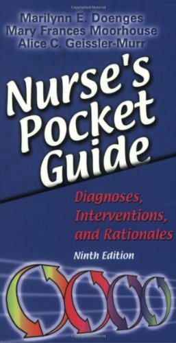 Beispielbild fr Nurse's Pocket Guide: Diagnoses, Interventions, and Rationales (Nurse's Pocket Guide: Diagnoses, Interventions & Rationales) zum Verkauf von SecondSale