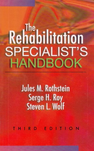 Imagen de archivo de Rehabilitation Specialists Handbook a la venta por New Legacy Books