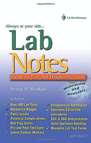 Beispielbild fr LabNotes: Guide to Lab Diagnostic Tests zum Verkauf von Red's Corner LLC