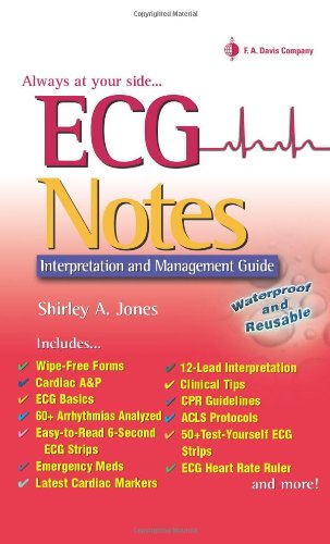Display ECG Notes 13 Copies (9780803613959) by Jones, Shirley A.