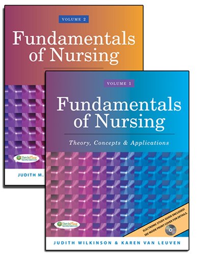 Fundamentals of Nursing (2 Volume Set) (9780803614710) by F.A. Davis