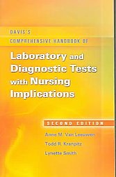 Beispielbild fr Davis's Comprehensive Handbook of Laboratory and Diagnostic Tests with Nursing Implications zum Verkauf von Decluttr