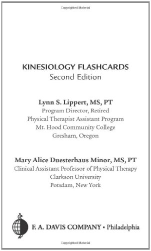Stock image for Kinesiology Flashcards for sale by Books Puddle