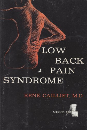 Imagen de archivo de Low Back Pain Syndrome a la venta por Wonder Book