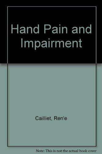 Imagen de archivo de Hand pain and impairment a la venta por HPB Inc.