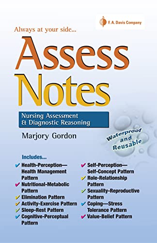 Stock image for Assess Notes: Assessment and Diagnostic Reasoning (Davis's Notes) for sale by SecondSale