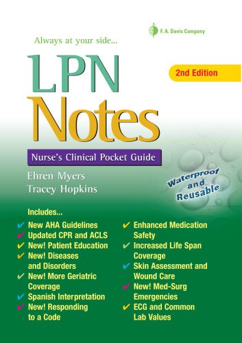 9780803617674: LPN Notes: Nurse's Clinical Pocket Guide